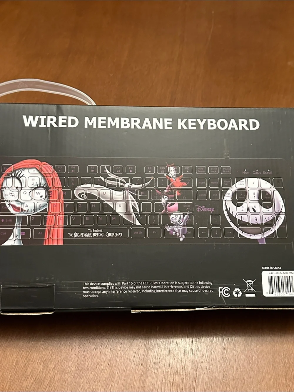 Disney The Nightmare Before Christmas Mouse Mousepad Wired Keyboard Bundle